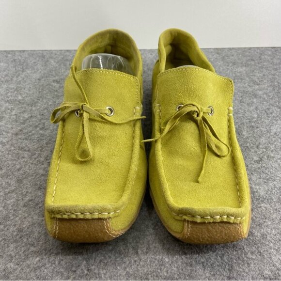 Banana Republic Yellow Suede Loafers - Picture 2 of 12